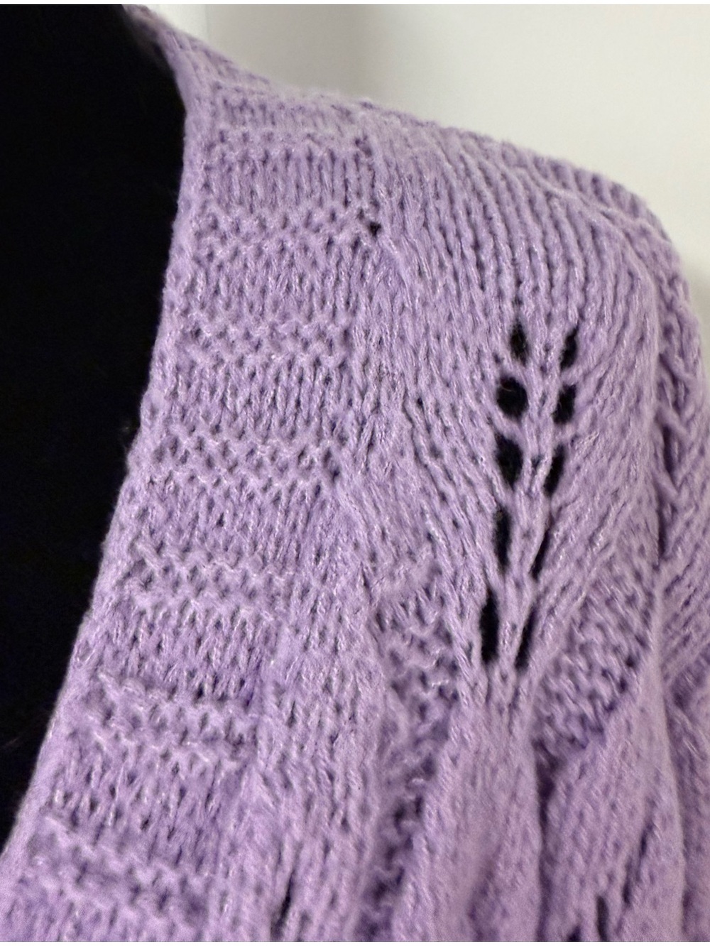Timing Cropped Open Knit Cardigan - Picture 2 of 8